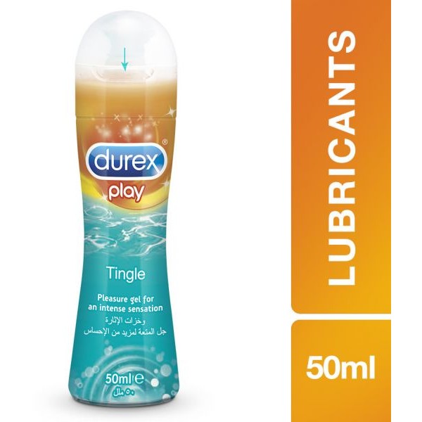 Durex Play Tingling Water Based Gel Lube 50ml, ,