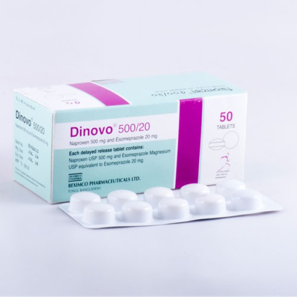 Dinovo 500/20 Tab in Bangladesh,Dinovo 500/20 Tab price , usage of Dinovo 500/20 Tab