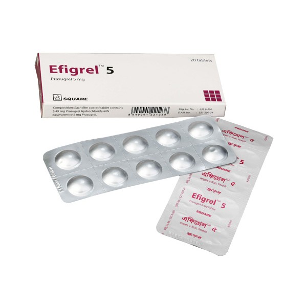 Efigrel 5 in Bangladesh,Efigrel 5 price , usage of Efigrel 5