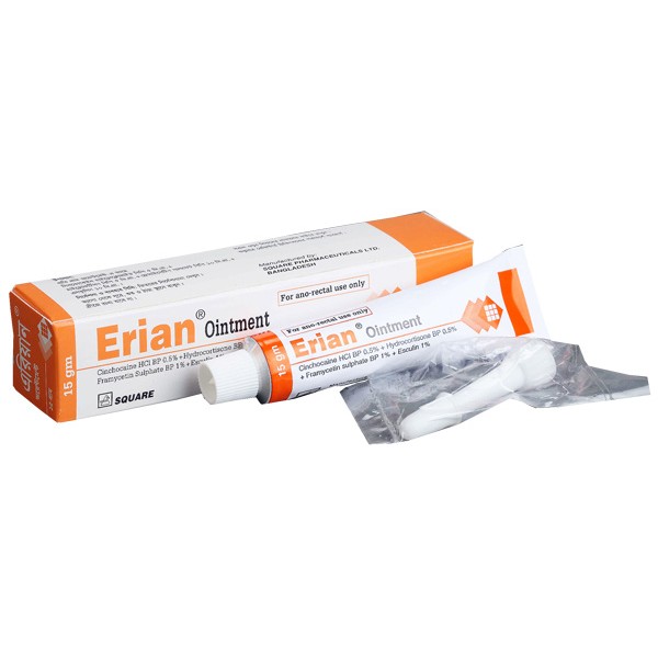 Erian Ointment 15gm in Bangladesh,Erian Ointment 15gm price , usage of Erian Ointment 15gm