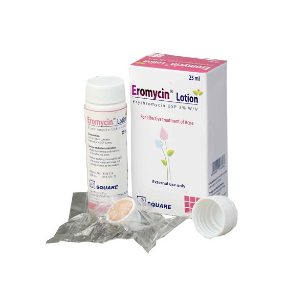 Eromycin Lotion 25 ml in Bangladesh,Eromycin Lotion 25 ml price , usage of Eromycin Lotion 25 ml