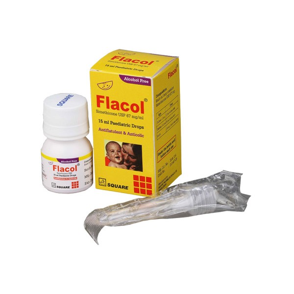 Flacol Paediatric 15 ml Drops, Simethicone, Simethicone