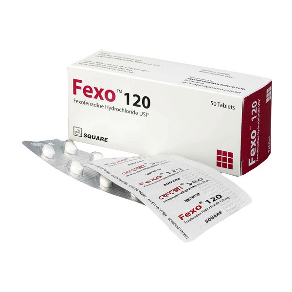 Fexo 120 mg Tab, 21249, Fexofenadine Hydrochloride