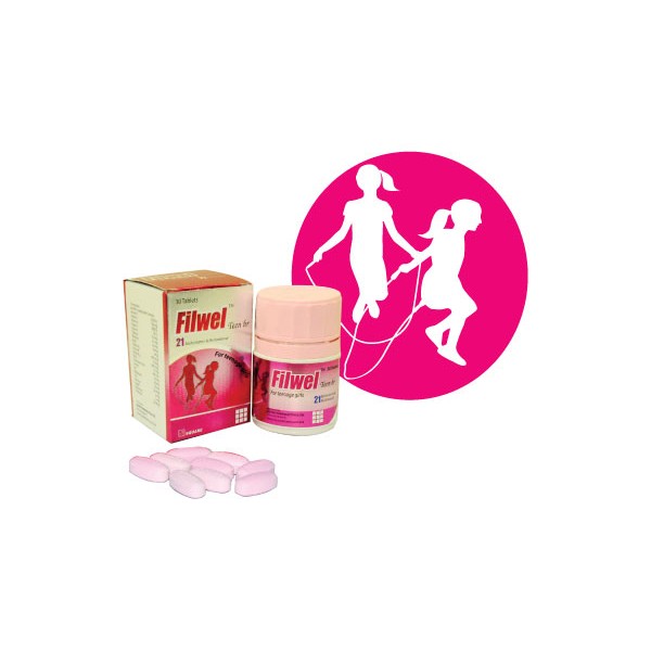 Filwel Teen Hr Tablet 30's pack, Multivitamin & Multimineral [A-Z teen girls preparation], All Medicine