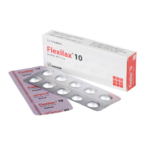 Flexilax 10 mg Tablet, Baclofen, Baclofen