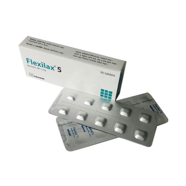 Flexilax 5 mg tablet, Baclofen, Baclofen