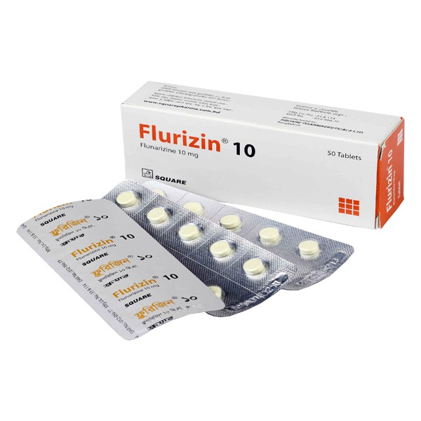 Flurizin 10 tablet, 21979, Flunarizine