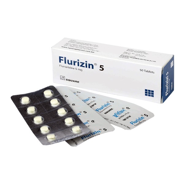 Flurizin 5 tablet, 21995, Flunarizine