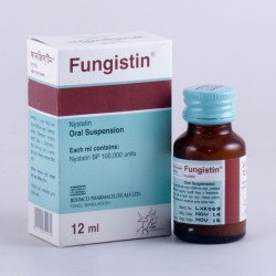 Fungistin 12ml Drops (Nystatin) Oral Antifungal