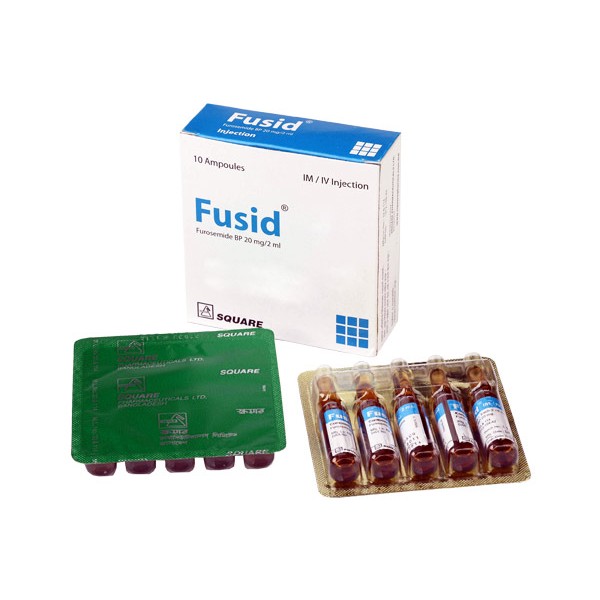 Fusid 20mg injection, 22753, Furosemide