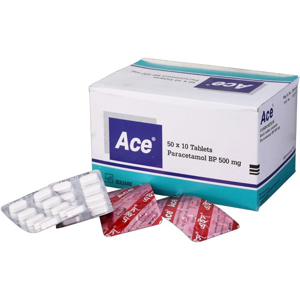 Ace Tab 500mg, Paracetamol, Paracetamol