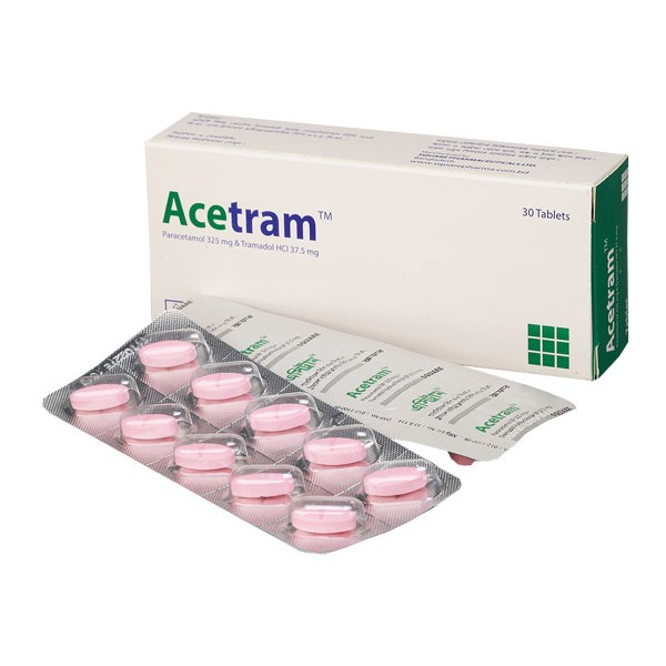 Acetram Tab, Paracetamol+Tramadol, Paracetamol