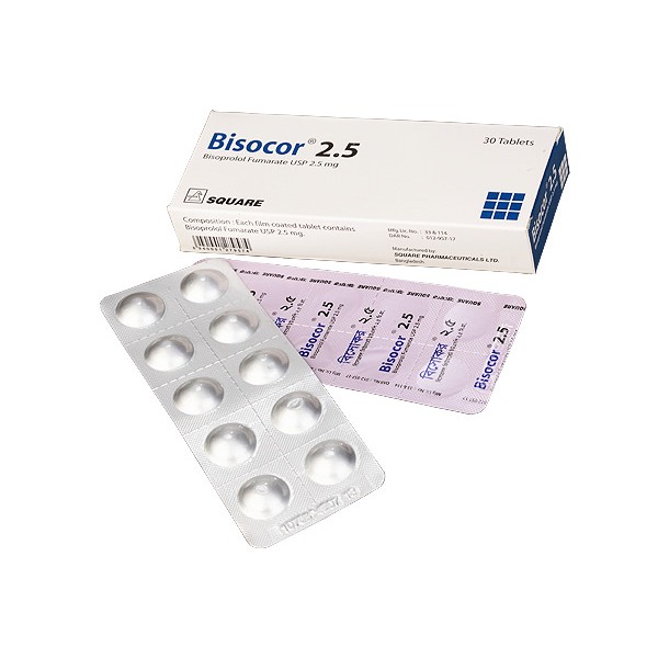 Bisocor 2.5 Tab in Bangladesh,Bisocor 2.5 Tab price , usage of Bisocor 2.5 Tab