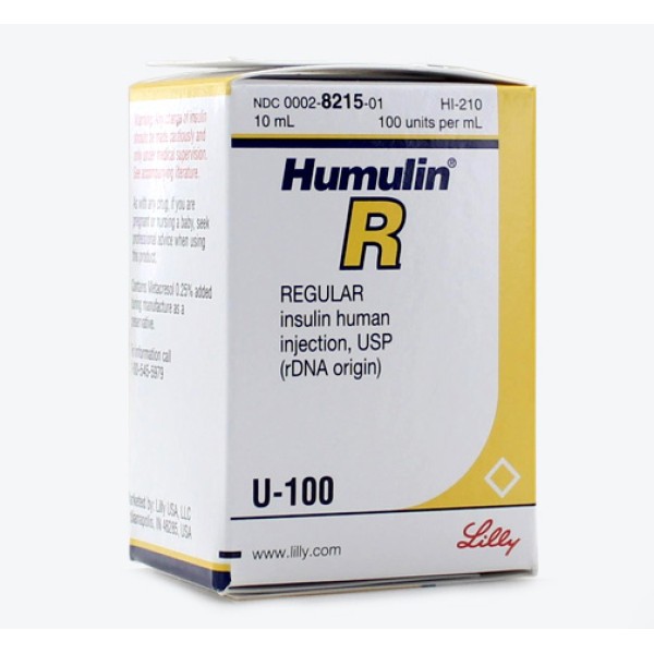 Humulin R -100 iu vial, DSI-44, Insulin