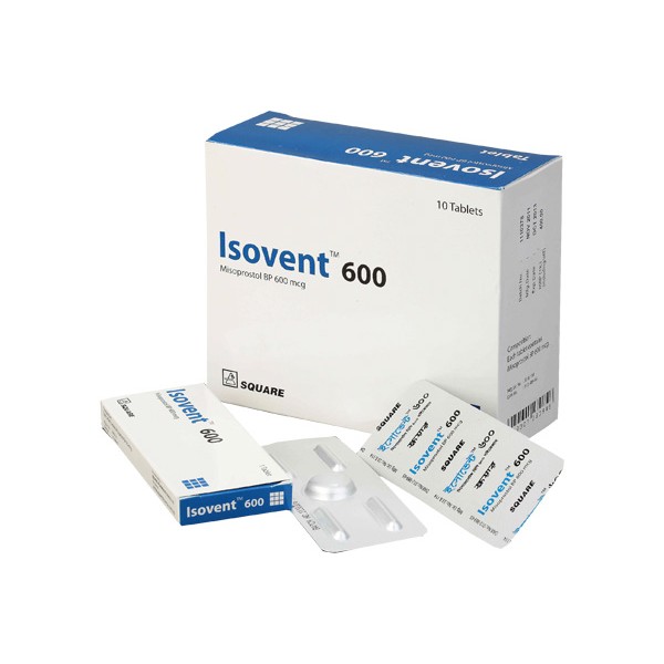 Isovent 600 Tablet, 14730, Misoprostol