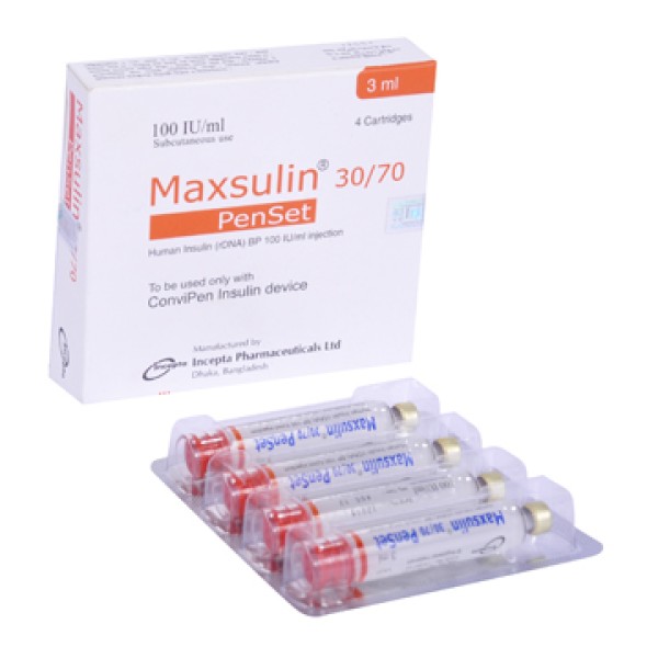 Maxsulin 30/70 penset, 23974, Insulin