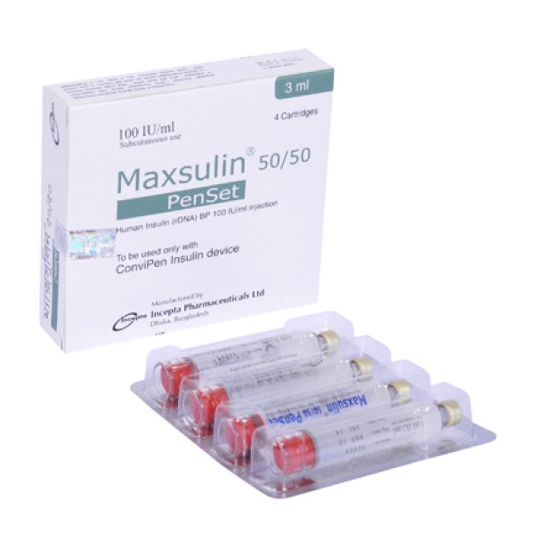Maxsulin 50/50 penset, 23973, Insulin