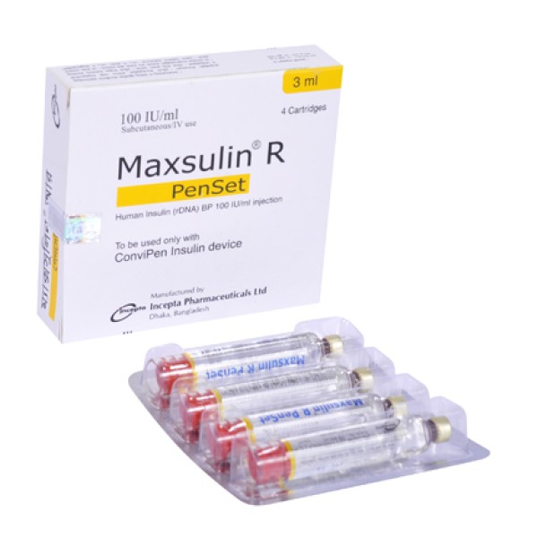 Maxsulin R penset, 23972, Insulin