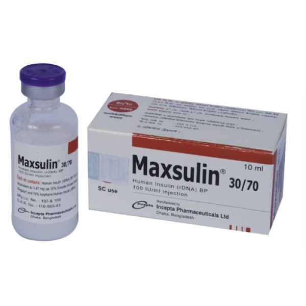 Maxsulin 30/70 (100 IU), 23976, Insulin