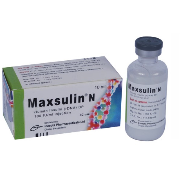 Maxsulin N 100, 23979, Insulin