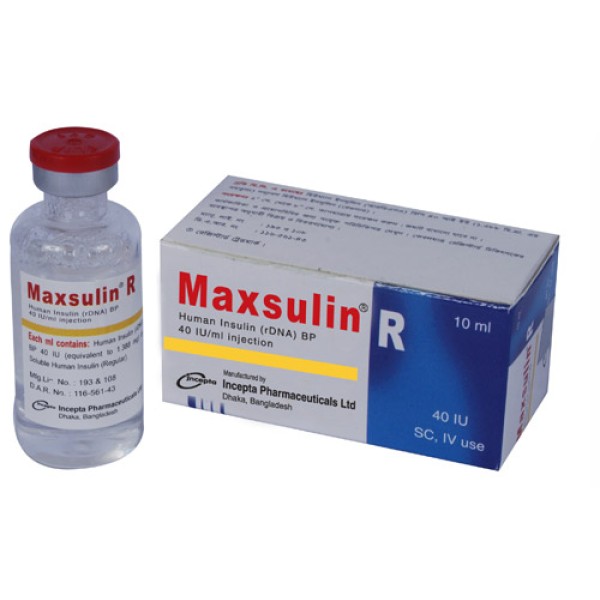 Maxsulin R 40 iu, 23984, Insulin