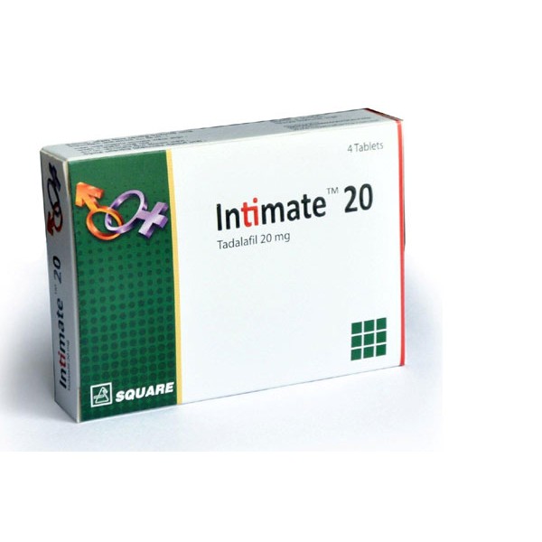 Intimate 20 Tablet, 22027, Tadalafil