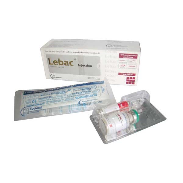 Lebac 1 gm IM/IV in Bangladesh,Lebac 1 gm IM/IV price , usage of Lebac 1 gm IM/IV