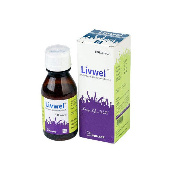Livwel Syrup 100 ml, Multivitamin Multimineral, Multivitamin