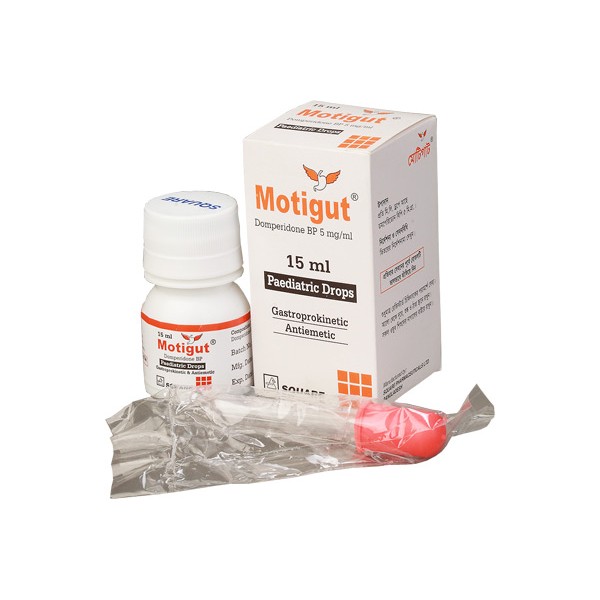 Motigut pediatric drops, 19050, Domperidone.Motigut 5 mg/ml pediatric drops 15 ml drop