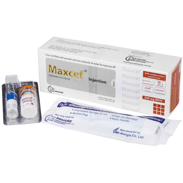 Maxcef 250 mg injection, Cefotaxime, Cefotaxime