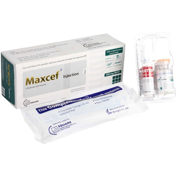 Maxcef 500 mg injection, Cefotaxime, Cefotaxime