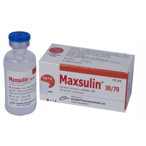 Maxsulin 30/70 (40 IU), 23975, Insulin