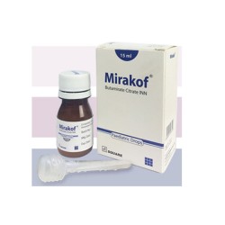Mirakof 5 mg/ml Paediatric Drops 15 ml bottle Mirakof 5 mg/ml Paediatric Drops 15 ml bottle