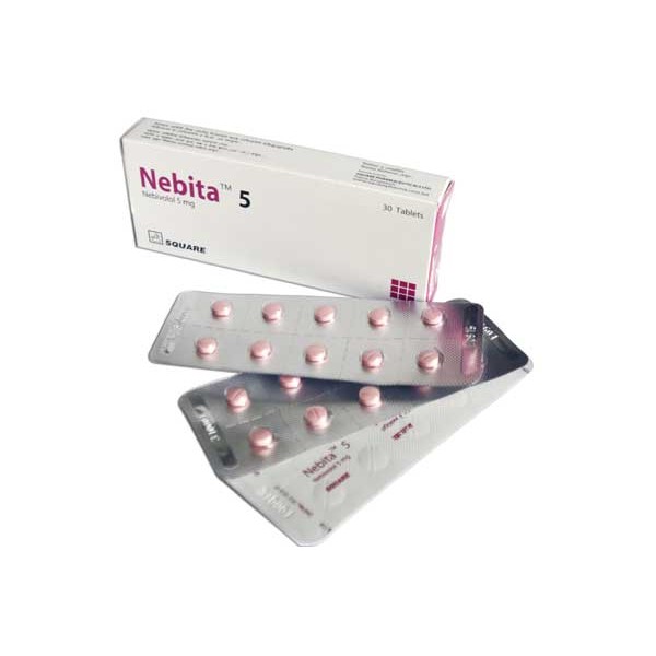 Nebita 5 mg Tablet, Nebivolol Hydrochloride, Nebivolol