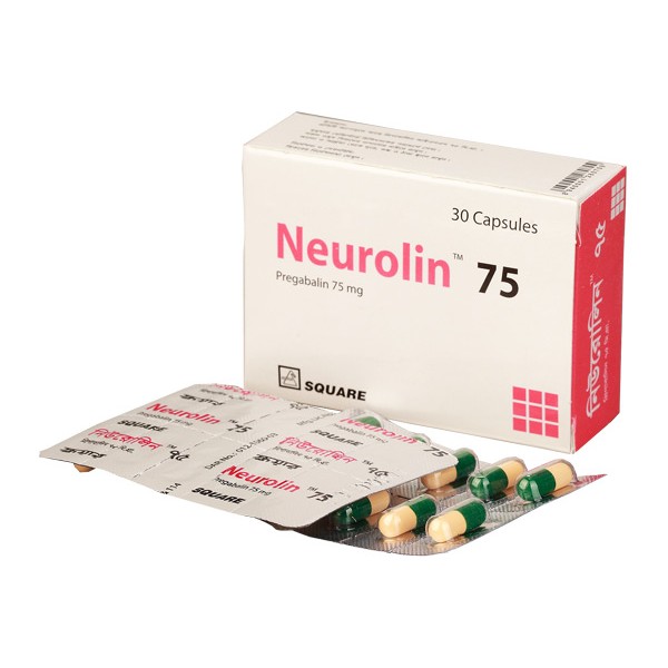 Neurolin 75 mg Capsule, Pregabalin, Pregabalin