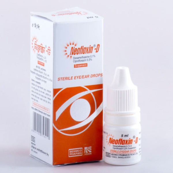 Neofloxin D Eye & Ear Drops, 17556, Dexamethasone