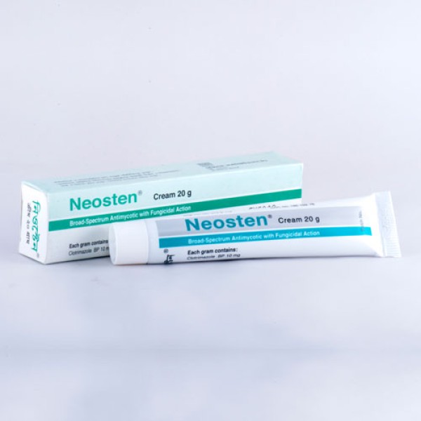 Neosten 20 gm cream, Clotrimazole Cream Neosten, Clotrimazole