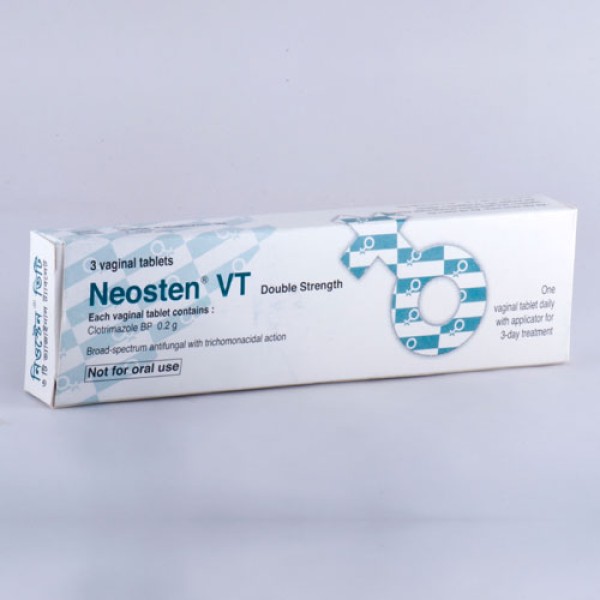 Neosten VT 0.2 g tablet, 16571, Clotrimazole