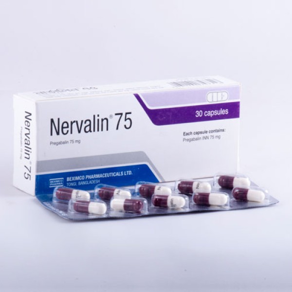 Nervalin 75 Capsule in Bangladesh,Nervalin 75 Capsule price , usage of Nervalin 75 Capsule