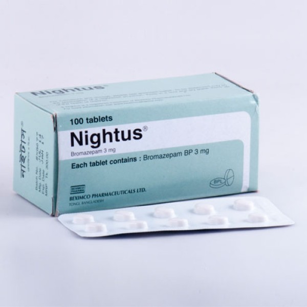 Nightus tablet, 10890, Bromazepam