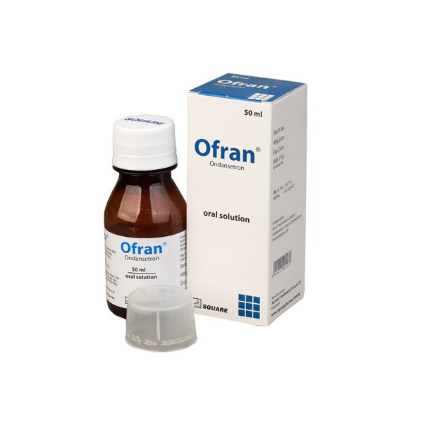 Ofran 4 mg/5 ml Oral Solution 50 ml bottle, Ondansetron HCl, Ondansetron