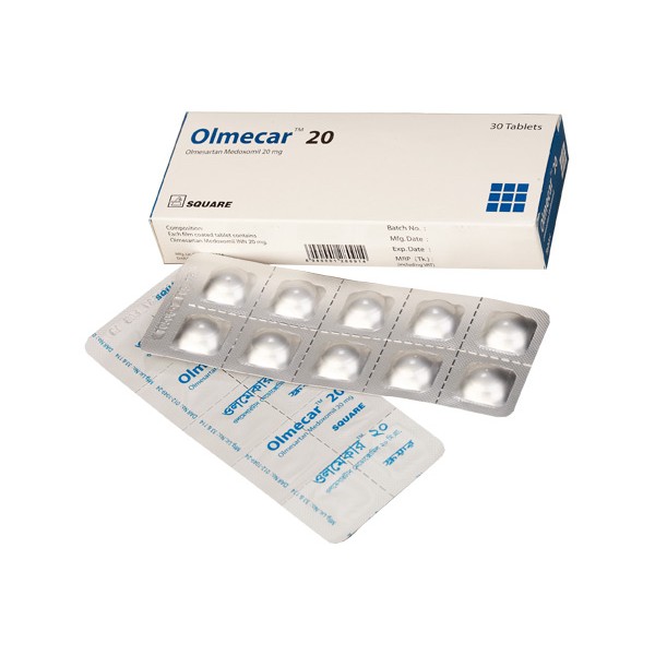 Olmecar 20 mg Tablet