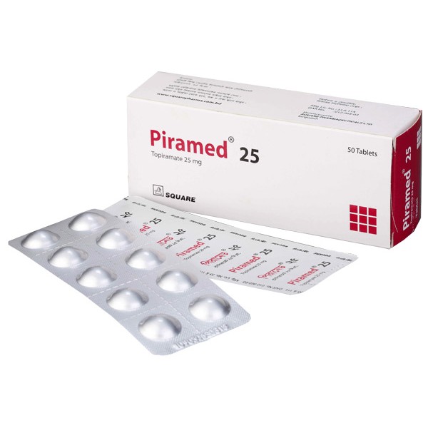 Piramed 25 Tablet, 22910, Topiramate