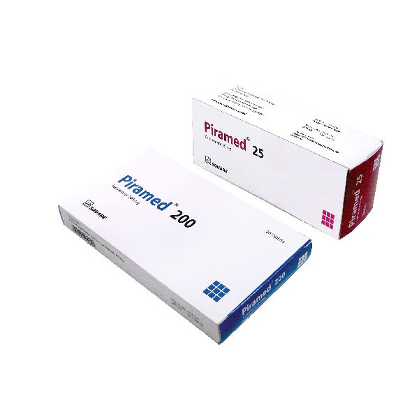 Piramed 200 mg tablet, Topiramate, Topiramate
