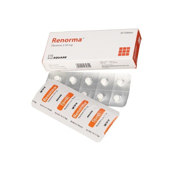 Renorma 2.5 mg Tablet, Tibolone, Tibolone