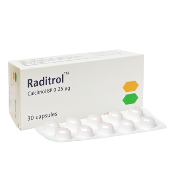Raditrol 0.25 mcg Capsule, Calcitriol, Calcitriol