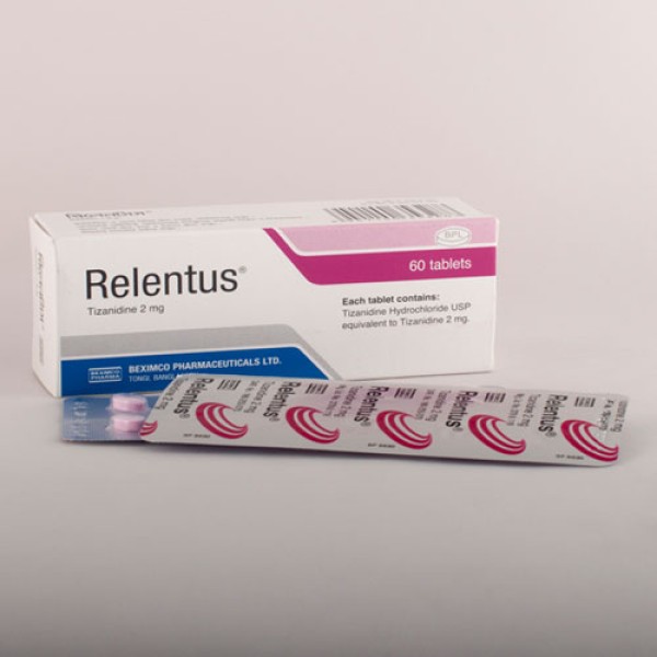 Relentus tablet, 22719, Tizanidine