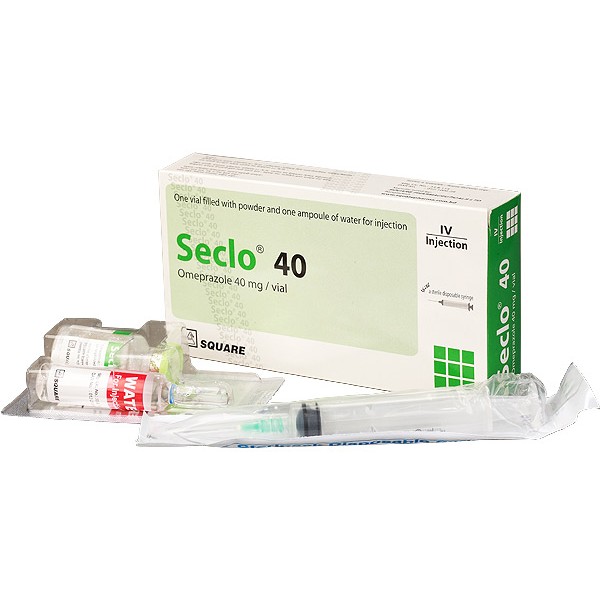 Seclo 40 Injection, 16683, Omeprazole