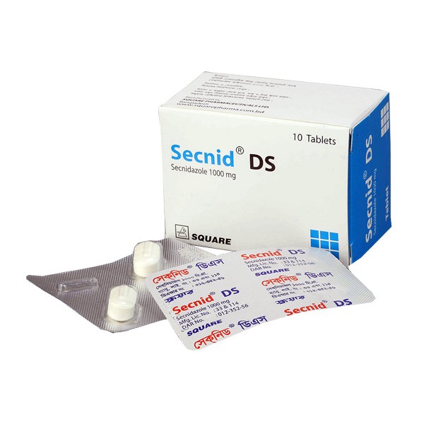 Secnid DS 1 gm Tablet, Secnidazole, Secnidazole