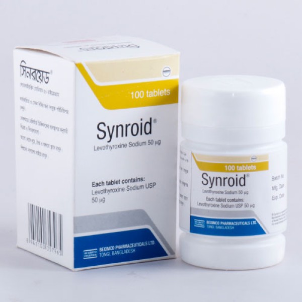 Synroid tablet, 26358, Levothyroxine Sodium